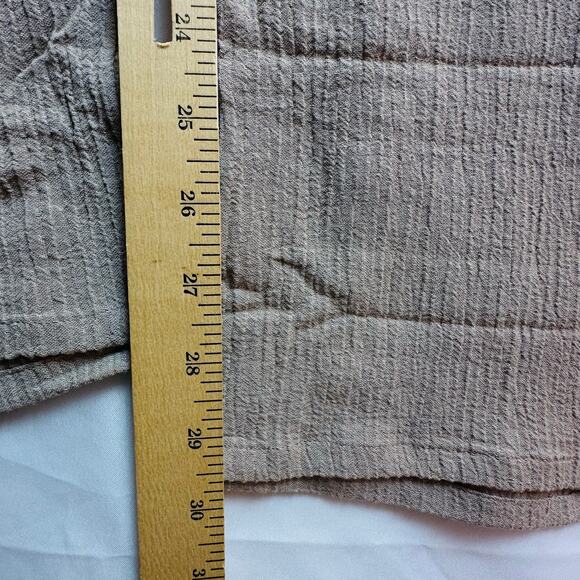 SOFT SURROUNDINGS Wide Leg Pants Womens Oceo Gauze Size Medium Taupe Tan NWT - Picture 6 of 14